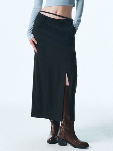 Slit Long Skirt_Black - CITYBREEZE - Modalova