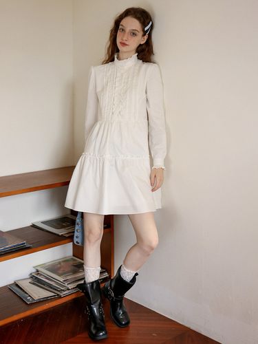 Cest Stand Up Collar Shirt Dress () - Cest Moidew - Modalova