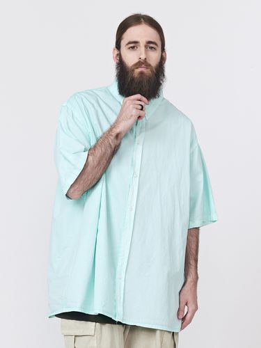 CB Pigment Dyed Oversized Fit Short Sleeve Shirt - CARGOBROS - Modalova