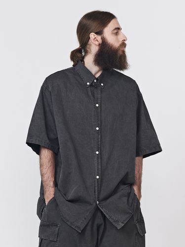 CB Pigment Dyed Oversized Fit Short Sleeve Shirt - CARGOBROS - Modalova