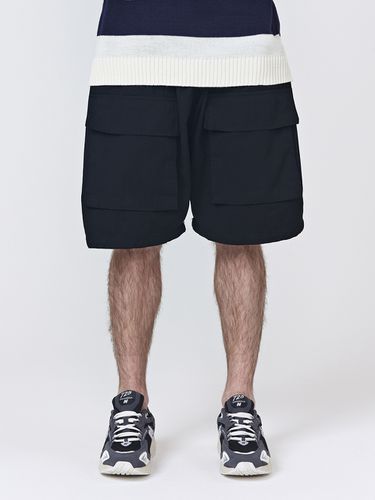 CB Double Cargo Shorts - Black - CARGOBROS - Modalova