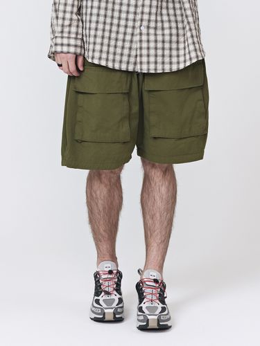 CB Double Cargo Shorts - Khaki - CARGOBROS - Modalova