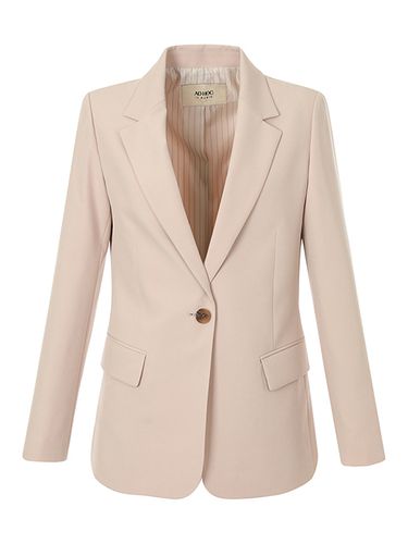 Single Breasted Jacket _ Beige - ADHOC - Modalova