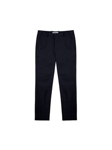 Slim Fit Linen Slacks LP42_Dark Navy - ADHOC - Modalova