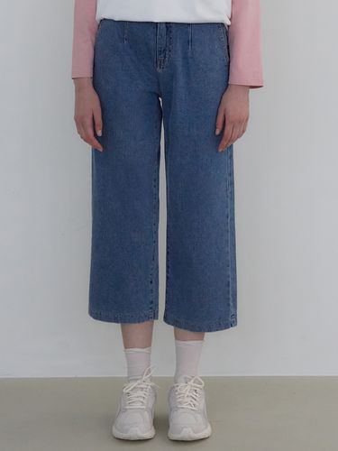 Wide Denim Pants_Indigo - ZEROSTREET - Modalova