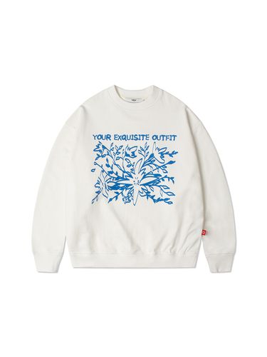 Star Flower Sweatshirt _ White - Yeo - Modalova