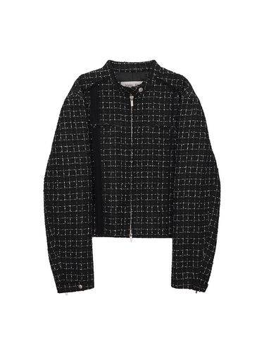 Tweed Racing Jumper_Black - Matin Kim - Modalova