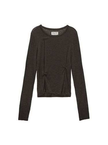 Pinched Slim Top_Brown - Matin Kim - Modalova