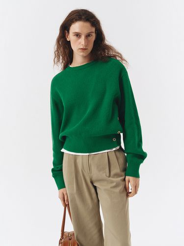 Unisex Buttoned Crewneck Sweater - Dunst for WOMEN - Modalova