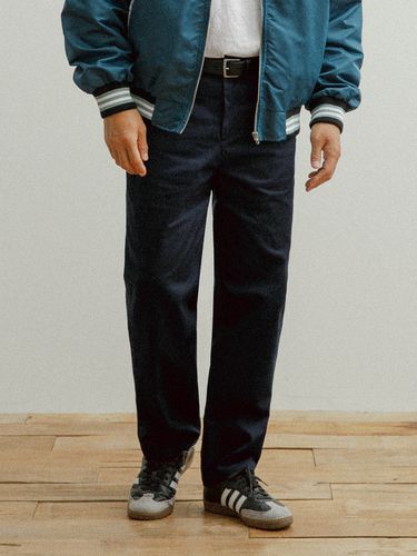 Cotton Tapered Pant - Navy - RUGGED HOUSE - Modalova