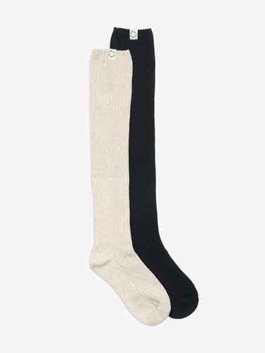 Ribbed Loose Knee Socks (2 Colors) - Bensimon - Modalova