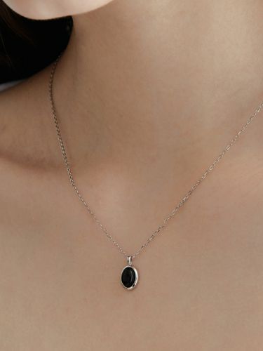 Silver] Onyx Daily Necklace - OVT-U - Modalova