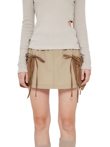 Big Pocket String Skirt (Brown) - CRANK - Modalova