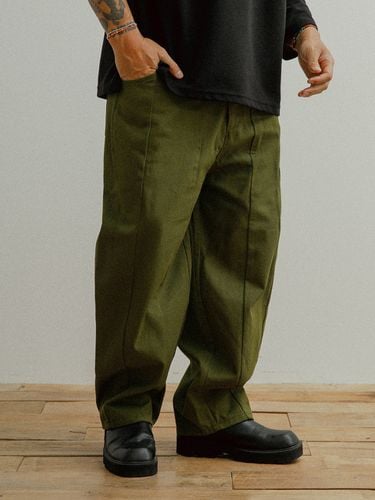 Cut Balloon Pant - Khaki - RUGGED HOUSE - Modalova