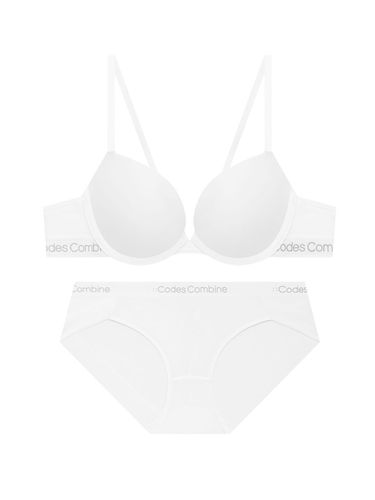 Perfect Volume Bra Panty Set_White - CODESCOMBINE INNERWEAR - Modalova