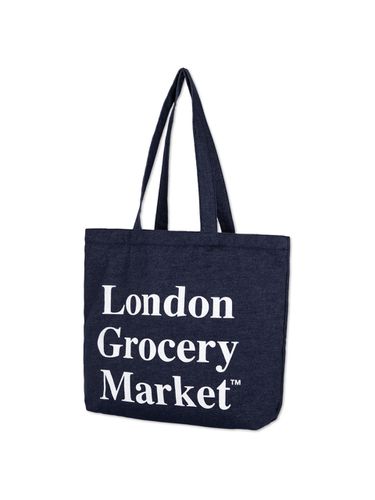 Cotton Market Bag (Denim) - LONDON GROCERY MARKET - Modalova