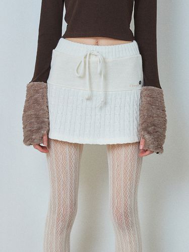 Knit Flare Skirt - CRANK - Modalova