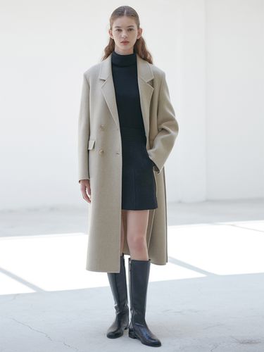 Relaxed Fit Double Handmade Coat - NILBY P - Modalova