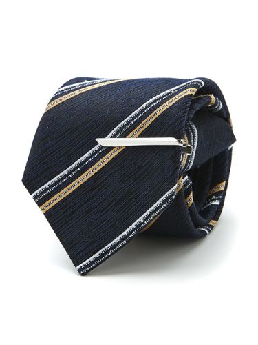 Regimental Zipper Tie [Navy] - STCO - Modalova