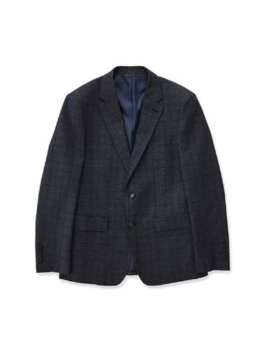 Plaid Slim Suit - Navy - STCO - Modalova