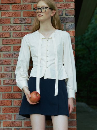 Tie-Collar Blouse - FRRW - Modalova