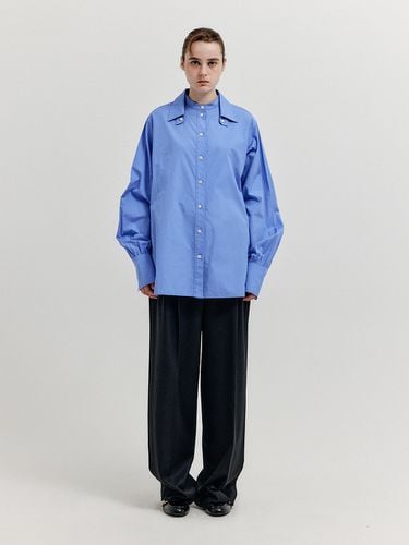 XOVER Oversized Shirt - Blue - EENK - Modalova