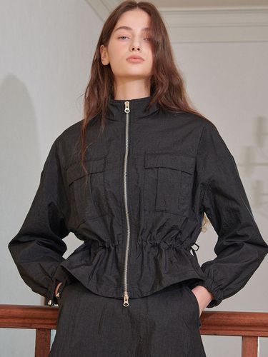 Two String Cargo Windbreaker Jacket - bibyseob - Modalova