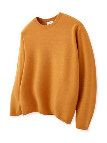 Semi Oversized Cashmere Blend Crewneck Knit Top - TNGT - Modalova