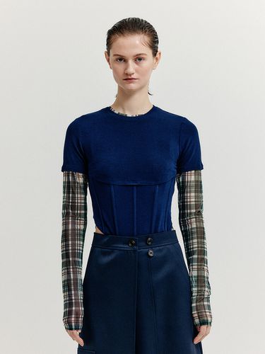 XESLEY Short Sleeve Bustier T-shirt - EENK - Modalova