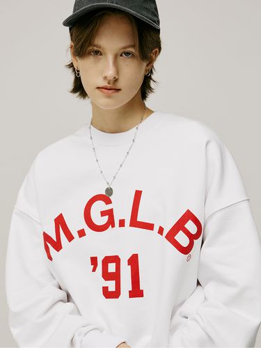 MGLB91 Printing Sweatshirt - White - MATCHGLOBE - Modalova