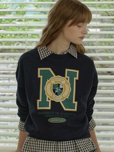 N Logo Sweatshirt_Navy - NONLOCAL - Modalova