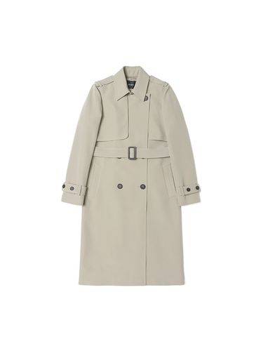 Side Panel Trench Coat _ Beige - ADHOC - Modalova