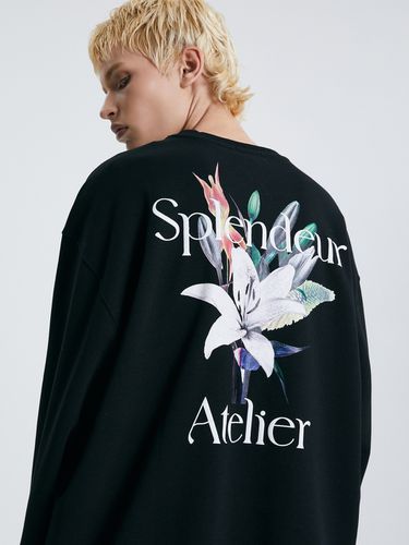 Oversize Atelier Floral Graphic Sweatshirt - TNGT - Modalova