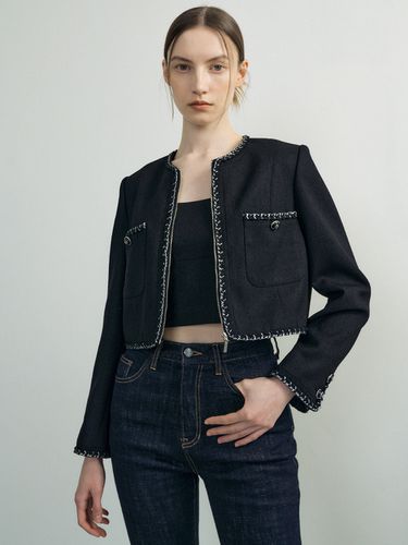 Silver Tape Jacket_Black - octette - Modalova