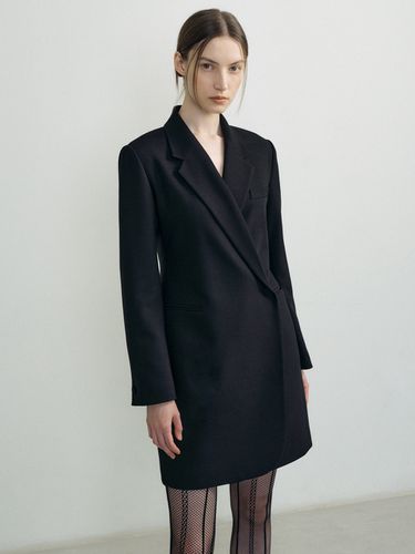 Boy-tailored Double Dress_Black - octette - Modalova