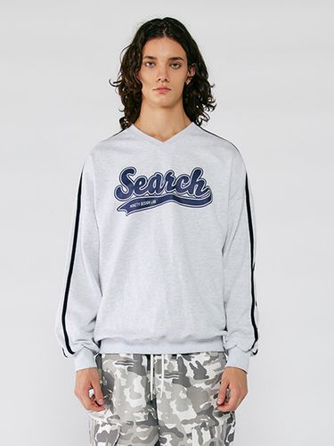 V-Neck Track Sweatshirt - SEARCH410 - Modalova