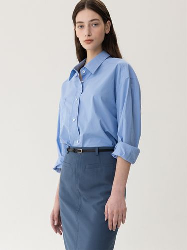 Nora Classic Shirt - Capri Blue - KINDERSALMON - Modalova