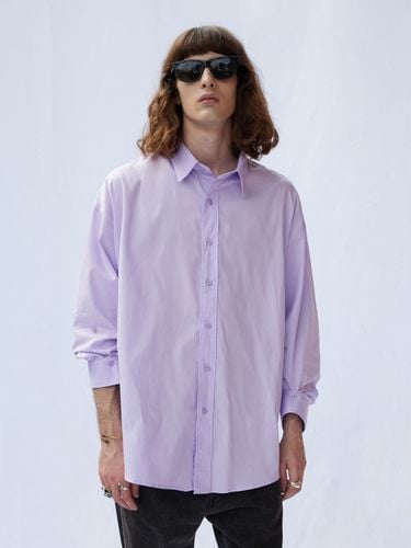 Boxy Cotton Shirt _ Purple - V2 - Modalova