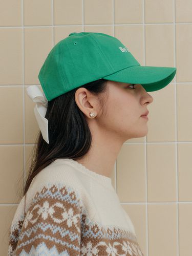 Y Ribbon Ball Cap_Green - YUPPE - Modalova