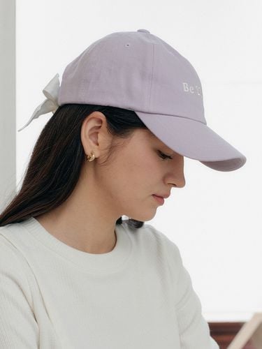 Y Ribbon Ball Cap_Light Purple - YUPPE - Modalova