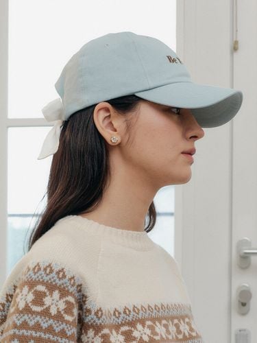 Y Ribbon Ball Cap_Sky Blue - YUPPE - Modalova