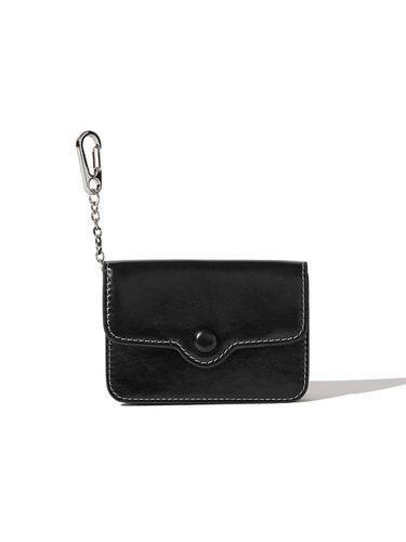 Dot Compact Keyring Card Wallet_Black - Le masque - Modalova