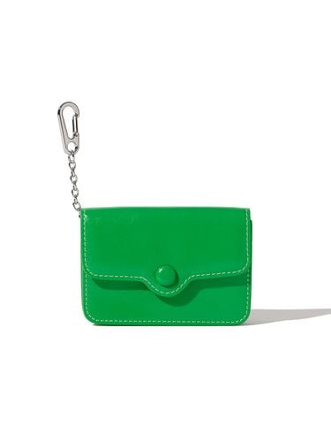 Dot Compact Keyring Card Wallet_Green - Le masque - Modalova