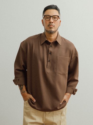 Oversized Evening Popover Shirt _ - RUGGED HOUSE - Modalova