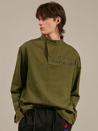 COLLECTION LINE] Military Vintage Logo Pullover - beyondcloset - Modalova