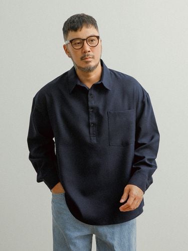 Oversized Evening Popover Shirt _ - RUGGED HOUSE - Modalova