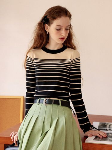 Cest Stripe Two Tone Sweater () - Cest Moidew - Modalova