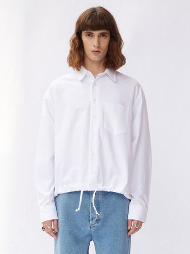 Cropped Oxford Shirt _ White - V2 - Modalova