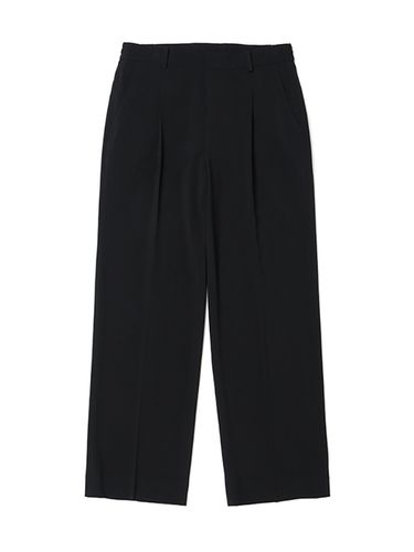 Single Tuck Wide Pants _ Black - ADHOC - Modalova