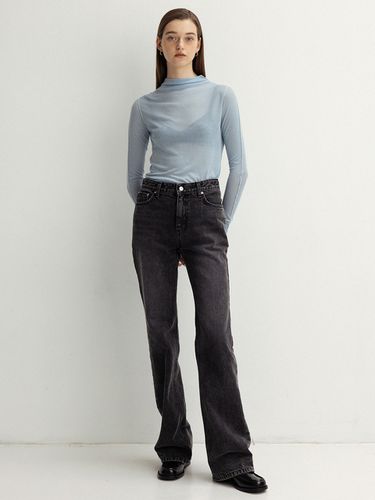 Wool Lettuce-Edge Top - Sky Blue - LE - Modalova